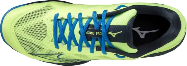 Кросівки тенісні Mizuno WAVE EXCEED LIGHT PADEL лимонно-сині 61GB2222-45