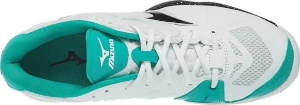 Кроссовки теннисные Mizuno WAVE INTENSE TOUR 5 CC бело-бирюзово-черные 61GC1900-35