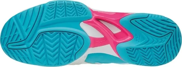Кросівки тенісні жіночі Mizuno WAVE EXCEED 2 CC біло-блакитно-рожеві 61GC1823-09