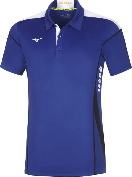 Поло Mizuno HEX RECT POLO темно-сине-белое 62EA7001-22