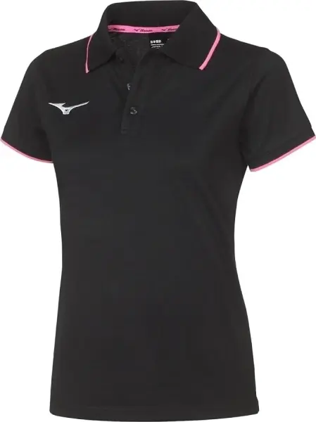 Поло жіноче Mizuno POLO чорно-рожеве 32EA7241-09
