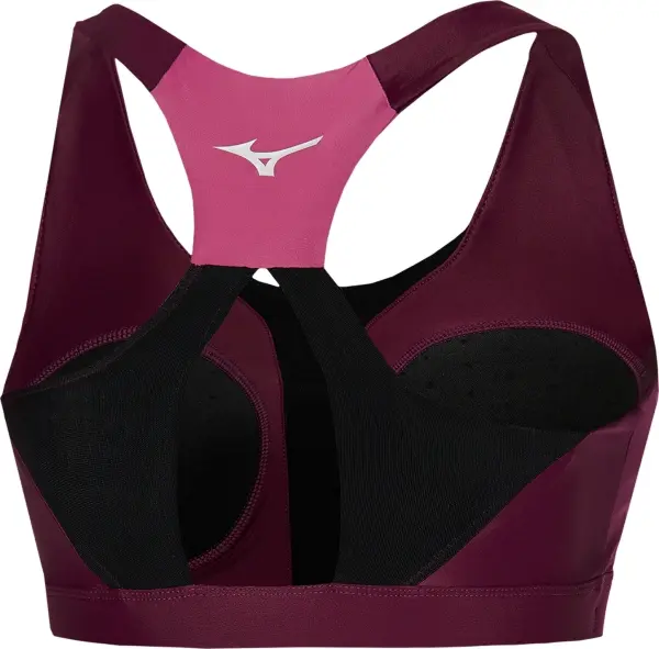 Топ для бігу жіночий Mizuno HIGH SUPPORT BRA рожево-бордовий J2GA2701-85