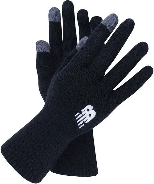 Перчатки New Balance Knit Gloves черные LAH13006BK