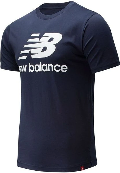 Футболка New Balance Ess Stacked Logo темно-синий MT01575ECL
