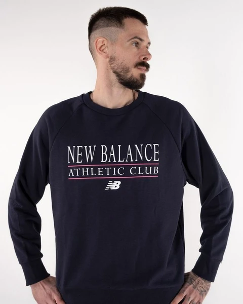 Свитшот New Balance Ess Athletic Club темно-синий MT13520ECL