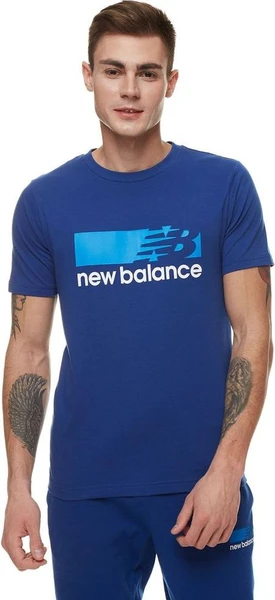 Футболка New Balance Sport Bold Gr темно-синяя MT13907AT