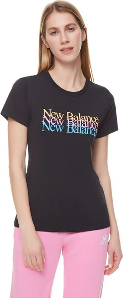 Футболка женская New Balance Essentials Celebrate черная WT21507BK