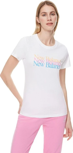 Футболка женская New Balance Essentials Celebrate белая WT21507WT