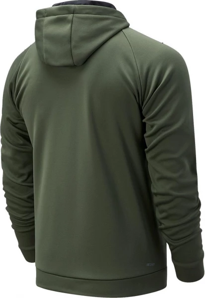 Толстовка New Balance Tenacity Perf Fleece FZ зеленая MJ13020NSE