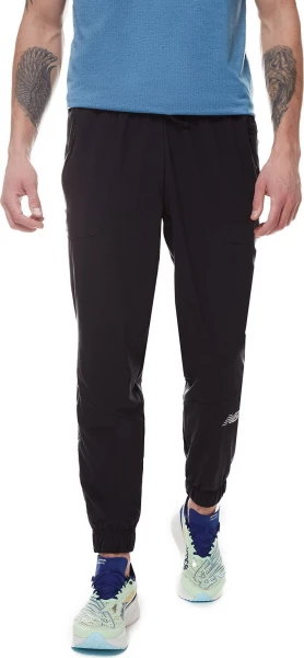 Спортивные штаны New Balance Impact Run Woven черные MP21272BK