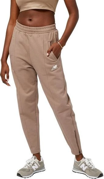 Спортивные штаны женские New Balance ATHLETICS PEARL коричневые WP31550MS