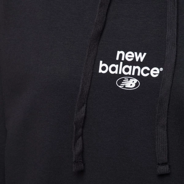 Худи женское New Balance ESSENTIALS REIMAGINED ARCHIVE черное WT31509BK