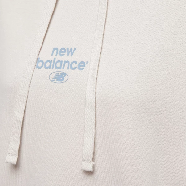 Худи женское New Balance ESSENTIALS REIMAGINED ARCHIVE бежевое WT31509MBM