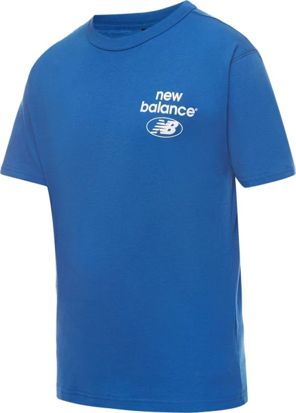 Футболка New Balance ESSENTIALS REIMAGINED синяя MT31518ATE
