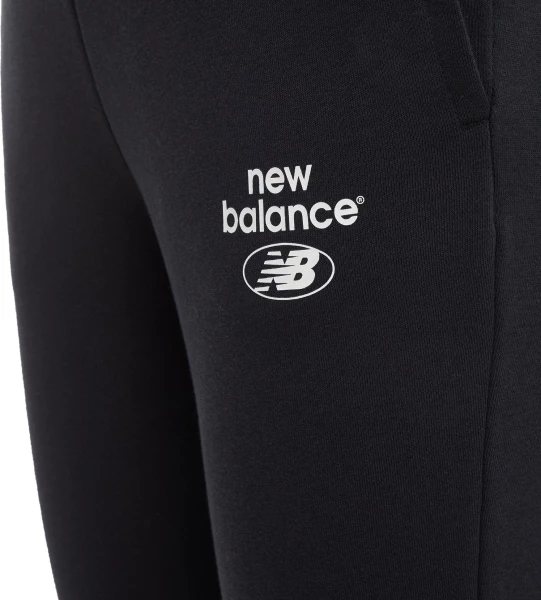 Спортивные штаны подростковые New Balance ESSENTIALS REIMAGINED ARCHIVE черные YP31508BK