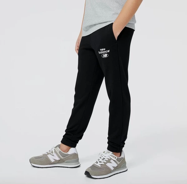 Спортивні штани підліткові New Balance ESSENTIALS REIMAGINED ARCHIVE чорні YP31508BK