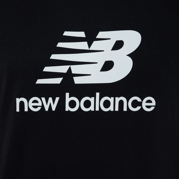 Футболка New Balance NB STACKED LOGO черная MT41502BK