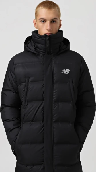 Пуховик New Balance BENCH LONG DOWN чорний MJ231054BK