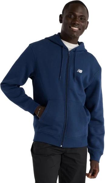 Толстовка New Balance SPORT CORE FULL ZIP темно-синя MJ43902NNY