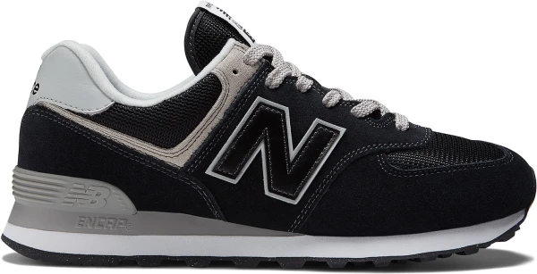 Кроссовки New Balance 574 CLASSIC GL черно-серые ML574EVB