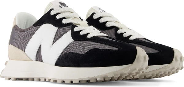 Кроссовки New Balance 327 черно-серо-бежевые U327FE