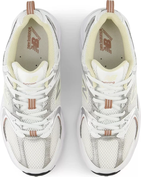 Кроссовки New Balance 530 бело-серебряно-бронзовые MR530SGA