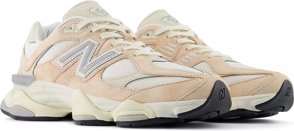 Кроссовки New Balance 9060 персиково-бежево-белые U9060WNA
