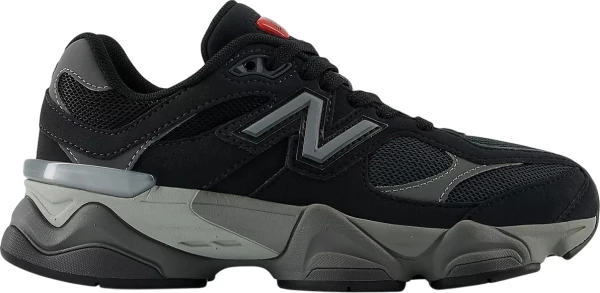 Кроссовки подростковые New Balance 9060 черно-темно-серые GC9060BK
