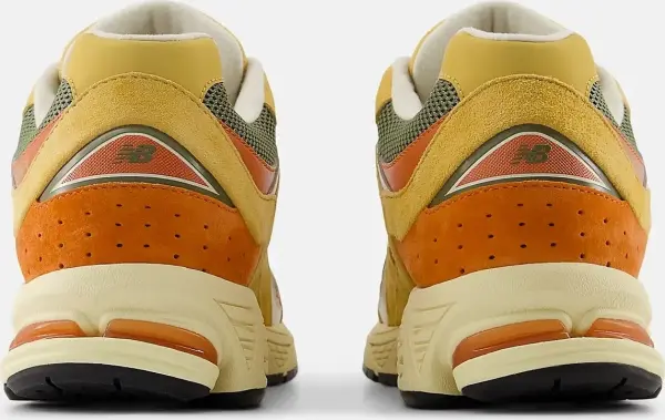 Кроссовки New Balance 2002R желто-оранжево-темно-зеленые U2002RPB