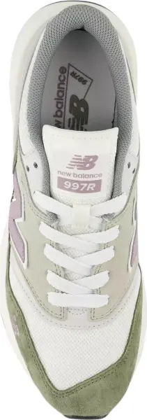 Кросівки New Balance 997 зелено-біло-бузкові U997RMGB