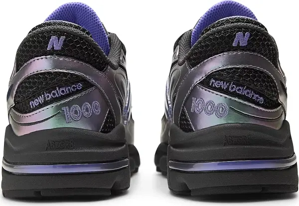Кросівки New Balance 1000 срібно-чорно-фіолетові U10004WR