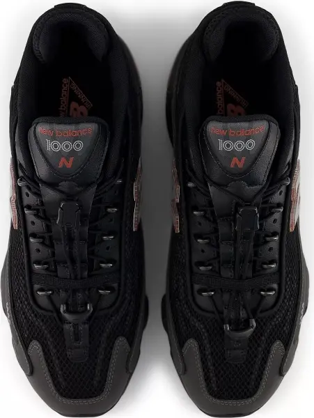 Кроссовки New Balance 1000G черно-темно-оранжевые U100010A