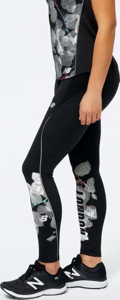 Лосины для бега женские New Balance LONDON EDITION IMPACT RUN черные WP31274D