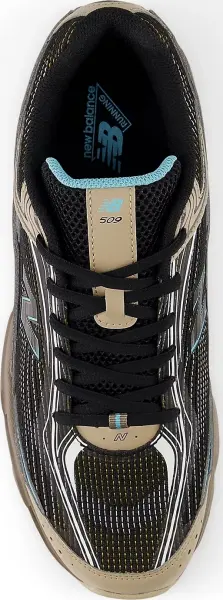 Кросівки New Balance 509 світло-коричнево-чорно-блакитні U509E36B