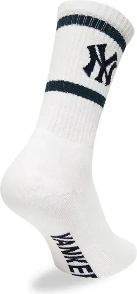 Шкарпетки New Era MLB PREMIUM NEW YORK YANKEES біло-чорні 13113632
