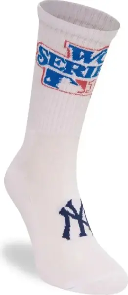 Носки New Era WORLD SERIES CREW NEW YORK YANKEES бело-сине-оранжевые 60564739