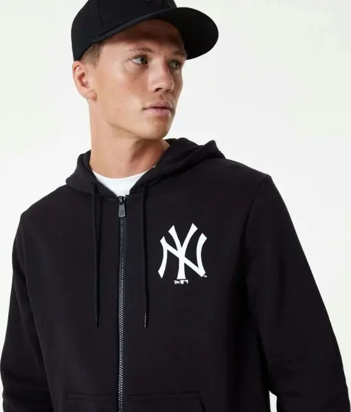 Толстовка New Era NEW YORK YANKEES MLB ESSENTIAL черная 60416721
