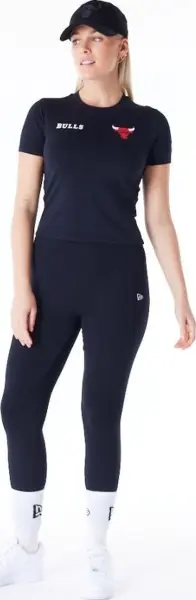 Футболка женская New Era SLIM CHICAGO BULLS черная 60564918