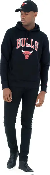 Худи New Era CHICAGO BULLS NBA черно-красное 60416759