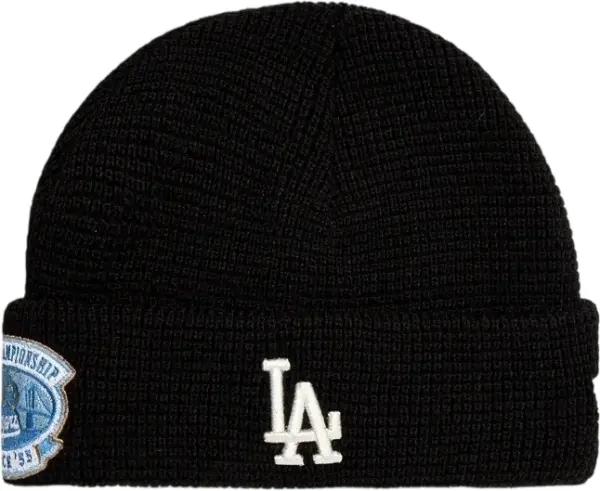 Шапка New Era SHORT BEANIE LA DODGERS чорна 60565433