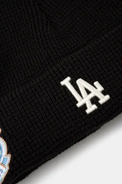 Шапка New Era SHORT BEANIE LA DODGERS чорна 60565433
