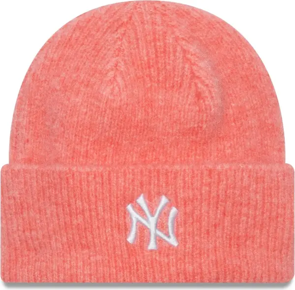Шапка женская New Era WIDE BEANIE коралловая 60565261