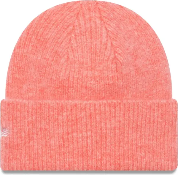 Шапка женская New Era WIDE BEANIE коралловая 60565261