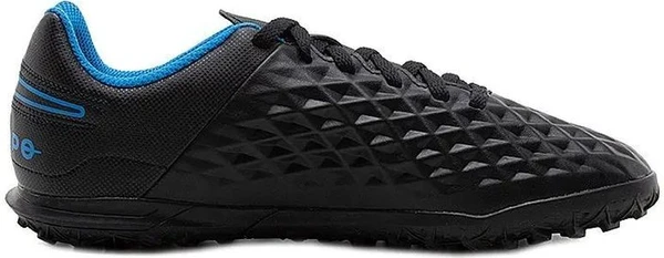 Сороконожки (шиповки) подростковые Nike Tiempo Legend 8 Club TF черно-синие AT5883-090