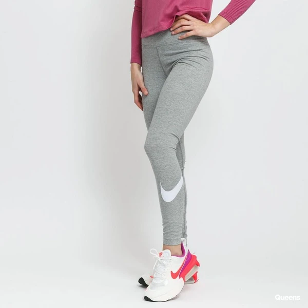 Лосины женские Nike NSW ESSNTL LGGNG SWOOSH MR серые CZ8530-063