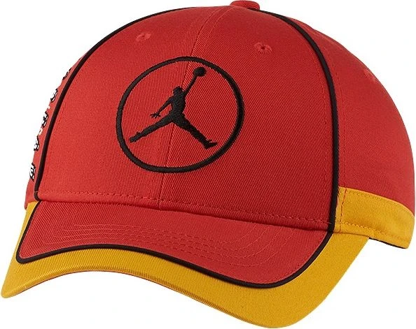 Бейсболка Nike L91 JM AIR CAP DNA красно-желтая DC3679-673