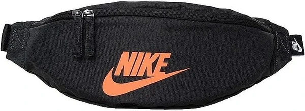 Сумка на пояс Nike Sportswear Heritage черно-оранжевая BA5750-050