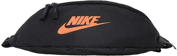 Сумка на пояс Nike Sportswear Heritage черно-оранжевая BA5750-050
