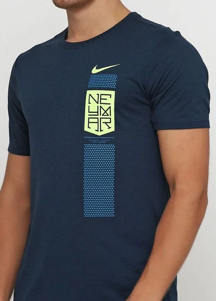 Футболка Nike NEYMAR DRY TEE синяя 860641-454
