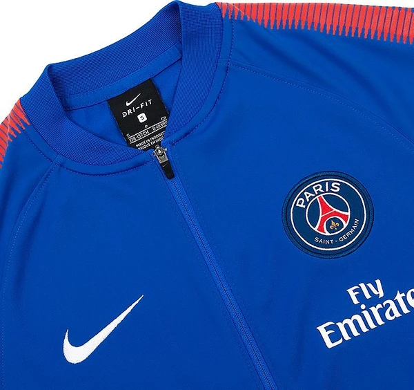 Спортивный костюм подростковый Nike Paris Saint Germain Squad Tracksuit сине-темно-синий 854722-440